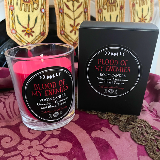 Blood Of My Enemies Room Candle