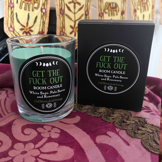 Get The Fuck Out Room Candle