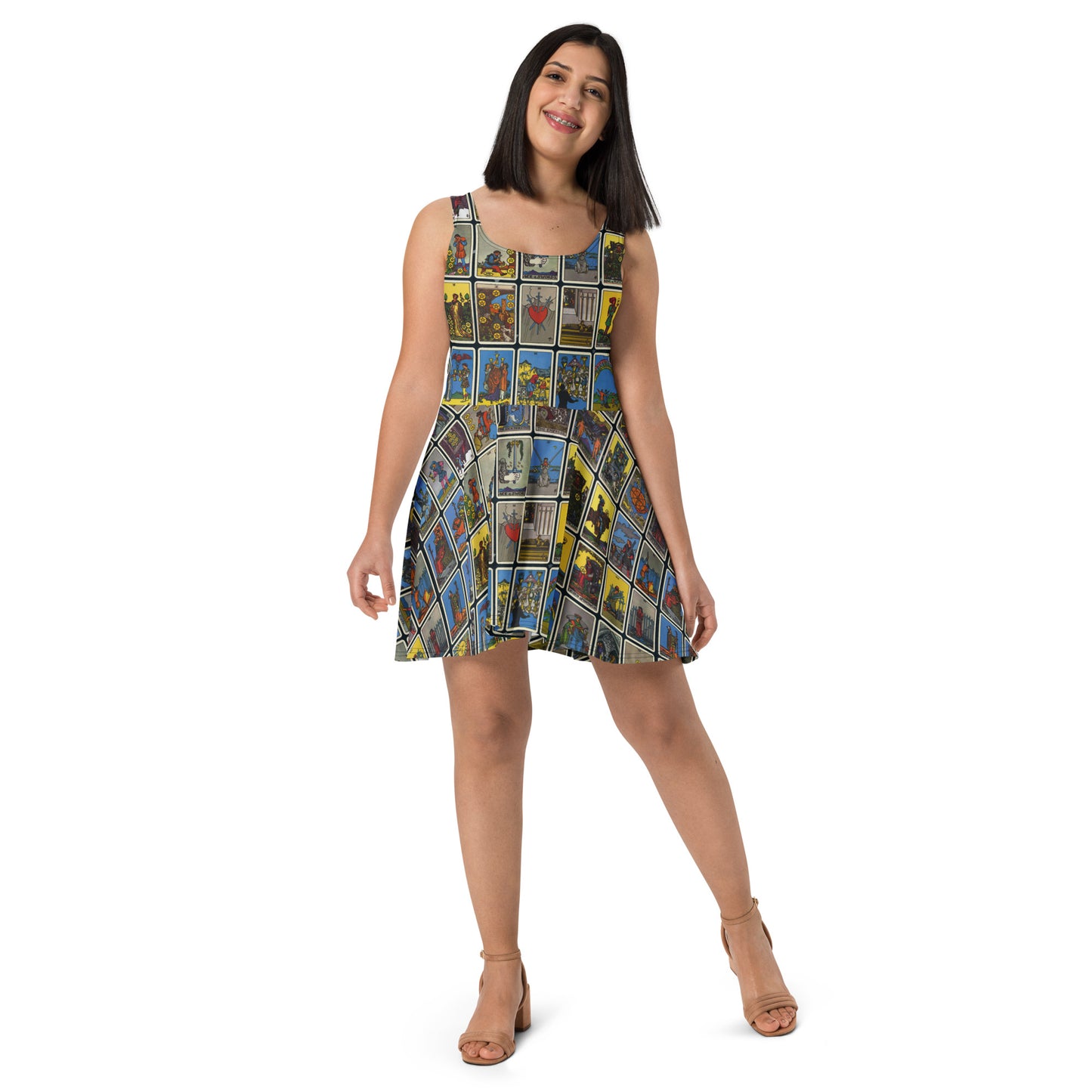 Rider-Waite Tarot All Over Print Skater Dress